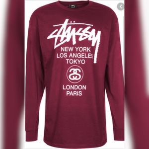 Stussy World Tour Longsleeve Tee